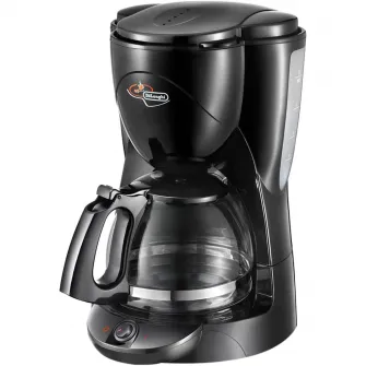 Cafetiera De'Longhi ICM2.1B, 1000W, 1.5L, 10 cesti, Oprire automata, Negru