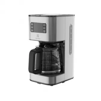 Cafetiera Electrolux Create 5 E5CM1-6ST, 1000 W, 1,4l, selector aroma, suport filtru detasabil, Timer 24h, functie de mentinere cald 40 min, Indicator lateral nivel apa 2-10 cesti, full inox