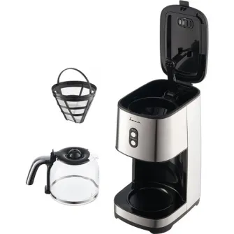 Cafetiera FRAM FCM-915IX, 900W, 1.5l, filtru detasabil si lavabil, functie anti-picurare, argintiu