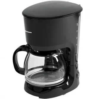 Cafetiera Heinner HCM-750BK, 750W, 1.25L, anti-picurare, mentinere cald, Negru