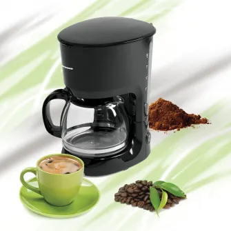 Cafetiera Heinner HCM-750BK, 750W, 1.25L, anti-picurare, mentinere cald, Negru