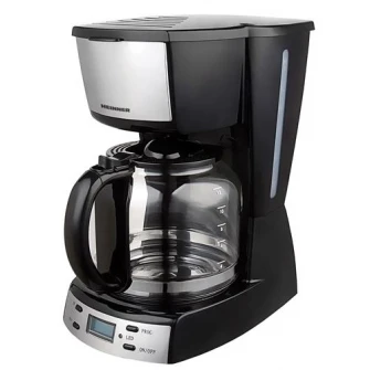 Cafetiera Heinner HCM-D918X, Inox, Display LCD, 1.8L, Argintiu
