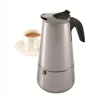 Cafetiera inox, Domotti Vella, 9 portii