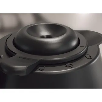 Cafetiera Philips Gaia HD7544/20, 1000 W, vas termorezistent din otel inoxidabil, 1,2 l, sistem anti-picurare, negru