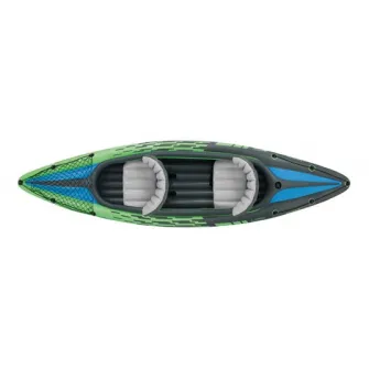 Caiac gonflabil Intex Challenger K2, pompa + vasle incluse, 3.50m x 76cm