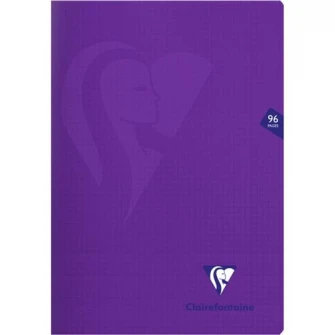 Caiet capsat A4, 48 file, Clairefontaine Mymesys, matematica, mov