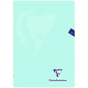 Caiet capsat A4, Clairefontaine Mymesys, 48 file, Menta, Dictando, A5