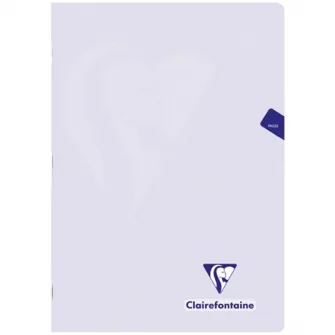 Caiet capsat A4, Clairefontaine Mymesys, 48 file, Mov, Matematica, A4