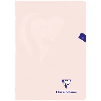 Caiet capsat A4, Clairefontaine Mymesys, 48 file, Peach, Matematica, A4