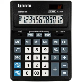 Calculator de birou Eleven, CDB1201-BK, 12 digiti