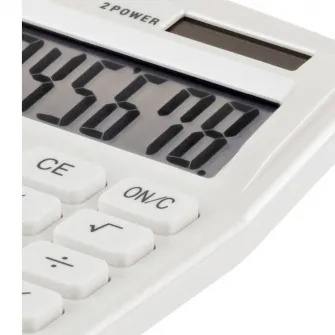 Calculator de birou Eleven, SDC-805, 8 digiti, alb