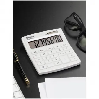 Calculator de birou Eleven, SDC-805, 8 digiti, alb