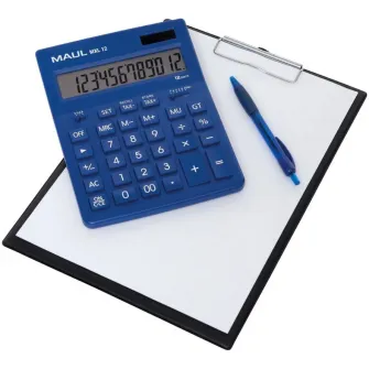 Calculator de birou MAUL MXL12, 12 digits - albastru deschis