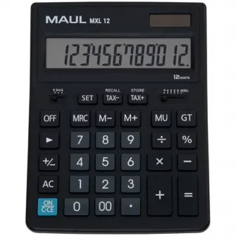 Calculator de birou MAUL MXL12, 12 digits - negru