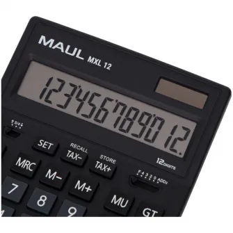 Calculator de birou MAUL MXL12, 12 digits - negru