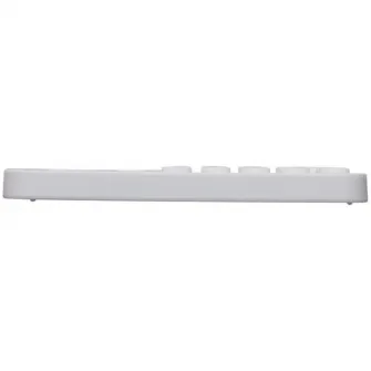 Calculator de buzunar Maul ECO MD1, 10 digits, realizat din plastic reciclat, incarcare solara- alb