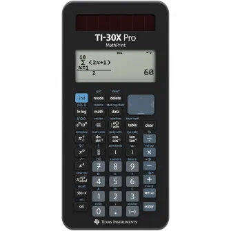 Calculator stiintific avansat Texas Instruments TI-30X PRO MathPrint, afisaj MultiView™ cu 4 linii