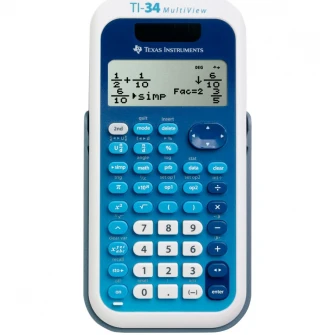 Calculator stiintific Texas Instruments TI-34 MultiView™, afisaj MultiView™ 4 linii