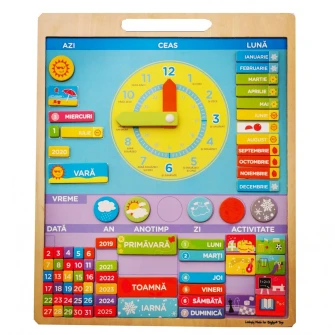 Calendar magnetic Bigjigs, Vremea, limba romana