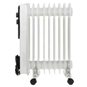 Calorifer electric cu ulei Adler, 9 elementi, 2000W, termostat reglabil