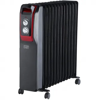Calorifer electric cu ulei Star-Light YOH13B, 2500 W, 13 elementi, 3 trepte de putere, Termostat reglabil, Protectie supra-incalzire, Protectie anti-inghet, Indicator luminos, Negru