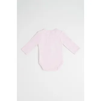 CALVIN KLEIN, Body din amestec de bumbac cu logo, Roz pal, 68 CM