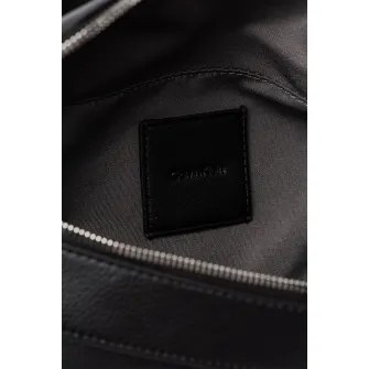 CALVIN KLEIN, Borseta de piele ecologica, Negru