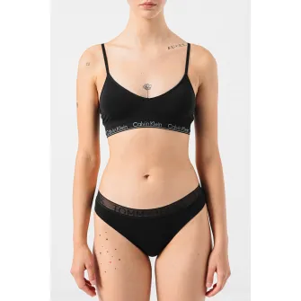 CALVIN KLEIN, Bustiera din amestec de lyocell, Negru, M