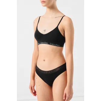 CALVIN KLEIN, Bustiera din amestec de lyocell, Negru, M