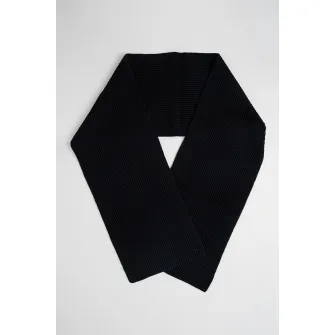 CALVIN KLEIN, Fular uni din amestec de lana, Negru