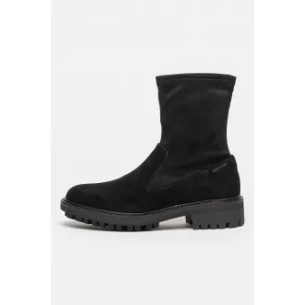 CALVIN KLEIN, Ghete din piele intoarsa cu model soseta, Negru, 39