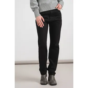 CALVIN KLEIN JEANS, Blugi cu talie medie si 5 buzunare, Negru, W30-L32