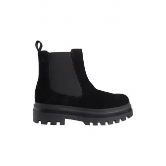 CALVIN KLEIN JEANS, Ghete Chelsea de piele intoarsa, Negru, 43