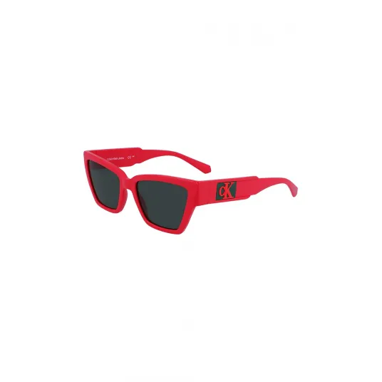CALVIN KLEIN JEANS, Ochelari de soare cu lentile uni, Rosu, 54-18-145