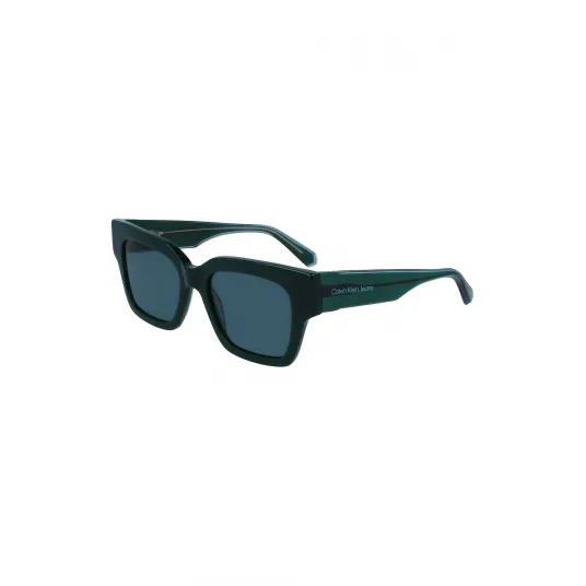 CALVIN KLEIN JEANS, Ochelari de soare dreptunghiulari unisex cu logo, Albastru petrol, 52-19-140