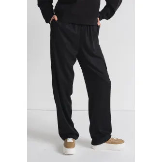 CALVIN KLEIN JEANS, Pantaloni cargo cu croiala ampla, Negru stins, M