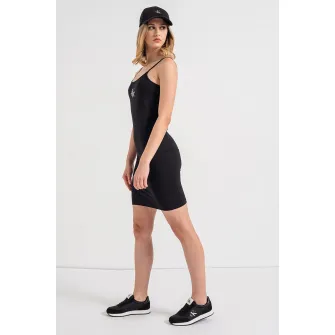 CALVIN KLEIN JEANS, Rochie scurta cu bretele subtiri, Negru, XS