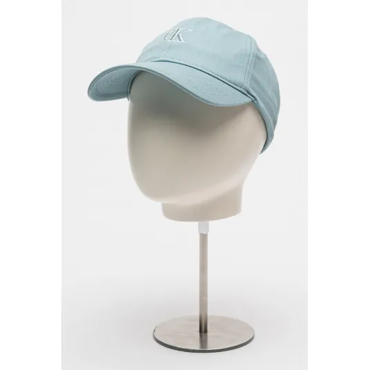 CALVIN KLEIN JEANS, Sapca din bumbac cu broderie logo, Albastru deschis
