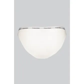 CALVIN KLEIN, Set de chiloti cu banda logo in talie - 3 perechi, Gri, Alb, S