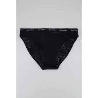 CALVIN KLEIN, Set de chiloti cu banda logo in talie - 3 perechi, Negru, Alb murdar, M