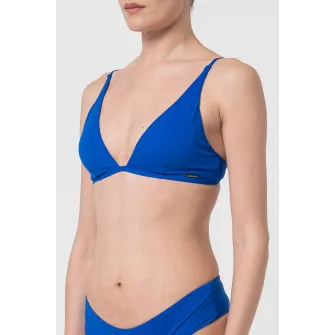 CALVIN KLEIN, Sutien triunghiular de baie, Albastru royal, S