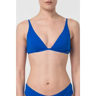 CALVIN KLEIN, Sutien triunghiular de baie, Albastru royal, S