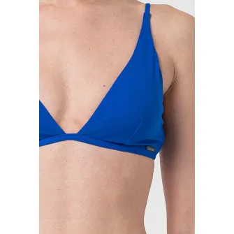 CALVIN KLEIN, Sutien triunghiular de baie, Albastru royal, S