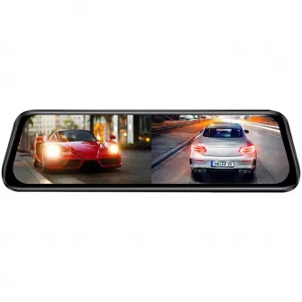 Camera auto de bord AZDOME AR09 2K+FHD, WiFi, Night Vision, 150°, ecran 9.66