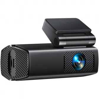 Camera auto de bord duala EUKI X11 4K WiFi, Night Vision, 170°, aplicatie dedicata, G-sensor si monitorizare parcare