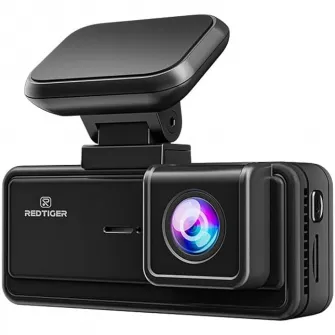 Camera auto de bord REDTIGER F8 4K, WiFi 5G, Night Vision, 160°, ecran tactil 3.18