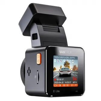 Camera auto de bord Vantrue E1 Lite Mini, WiFi 1080P HDR/30fps, cu control vocal, Night Vision 160°, ecran 1.54