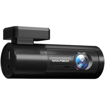 Camera auto de bord Wolfbox i105 4K+1080P, WiFi, Night Vision, 170°, GPS, aplicatie dedicata, G-sensor si monitorizare parcare