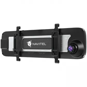 Автомобильный видеорегистратор Navitel MR450 GPS камера с ночным видением, FullHD, фиксированная на зеркале заднего вида, экран 5.5, обзорность 160 градусов передняя камера и 100 градусов задняя камера, G-сенсор, автозапуск
