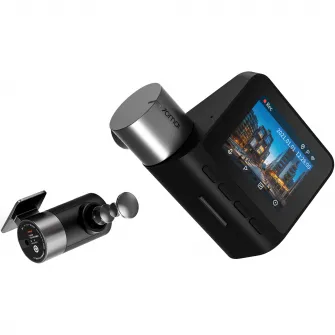 Camera auto DVR Xiaomi 70mai A500S Dash Cam Pro Plus 2.7K 1944p, IPS 2.0, 140 FOV, ADAS, GPS, Night Vision, Wi-Fi + camera spate Xiaomi 70mai RC06 full HD la 30 fps, unghi vizualizare 130°